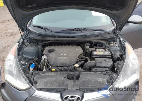 2012 Hyundai Veloster Base W/Black z USA, uszkodzony, nr VIN KMHTC6AD5CU025235